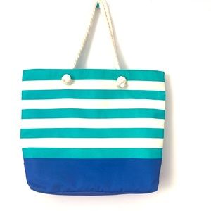 Clinique Stripes Tote Bag